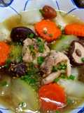 ไก่ต้มฟักบ๊วยดอง