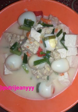 Foto resep 13. Sayur Santan Tahu Tempe Puyuh #BikinRamadanBerkesan