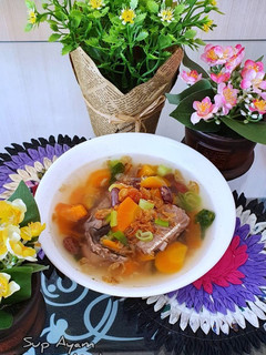 Foto resep Sup ayam kacang merah ala me 🥰