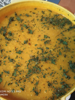 A picture of Masoor dal tarka.