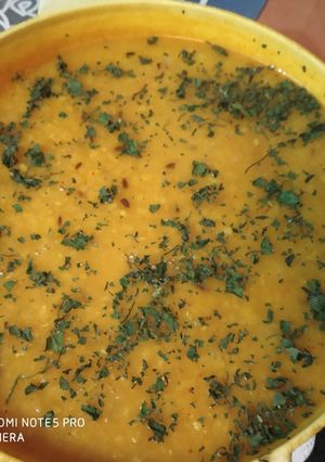 A picture of Masoor dal tarka.