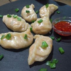 A picture of Veg momos.