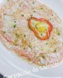 Carpaccio de salmón
