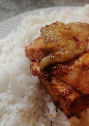 Una foto de Pollo al horno
