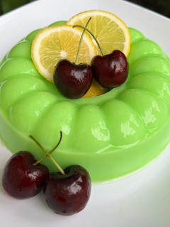 Foto resep Pudding Melon 🍈🍒