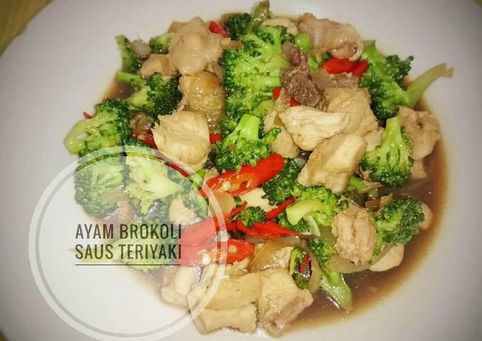 Ayam brokoli saus teriyaki