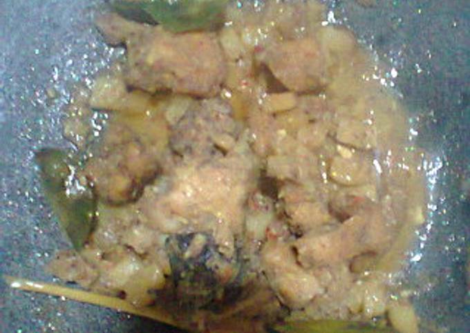 Rendang Ayam Kentang Sederhana