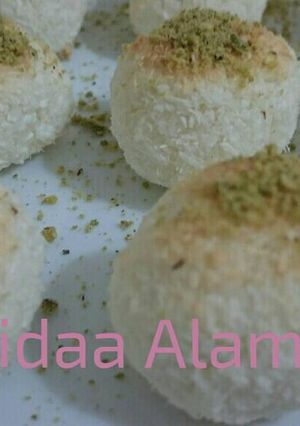 صورة لوصفة كرات جوز الهند