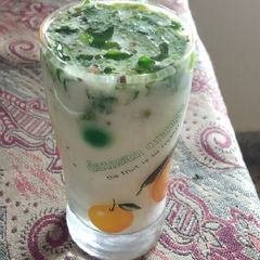 A picture of Buttermilk masala chaas.