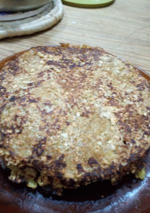 Una foto de Hotcakes/ pancakes de avena y manzana