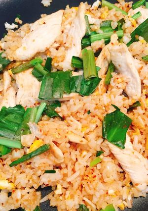 รูปของ ข้าวผัดลาบไก่