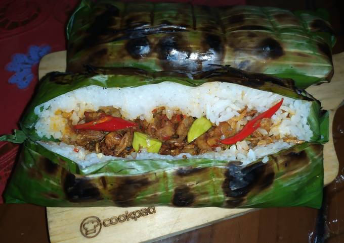 Resep Nasi Bakar Isi Tempe Teri oleh Yanti_MamaAl - Cookpad