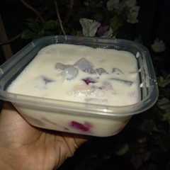 รูปของ Puding Buah Naga Kuah Keju