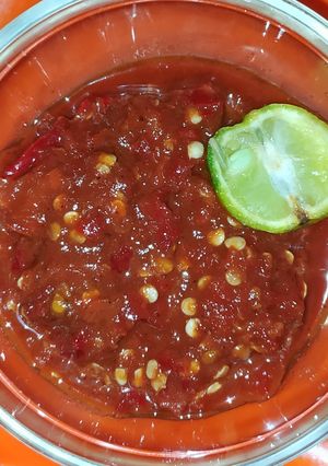 Foto resep Sambel terasi mentah favorit suami #dirumahaja #weekendchallenge
