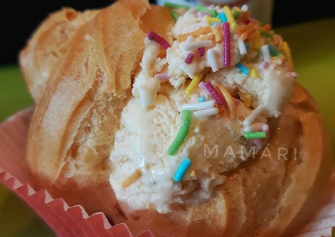 Resep Kue Sus Isi Es Krim Oleh Mamari Cookpad