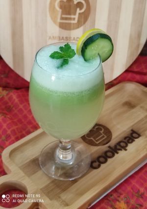 A picture of Cucumber juice 🍸🍹.