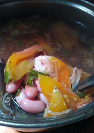 Foto resep Sayur Kacang Merah, Masak Simple (Angeun Kacang)