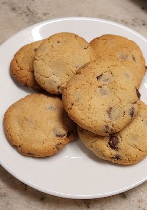Una foto de Galletitas de jengibre y chispas de chocolate