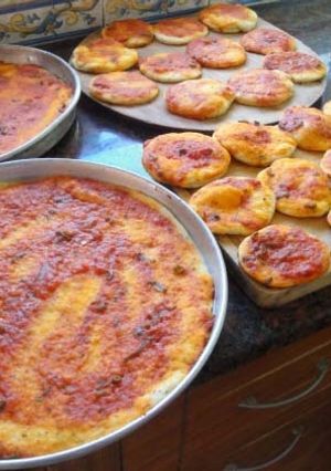 Una foto de Pizza