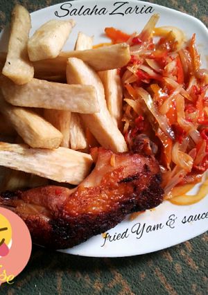 A picture of Soyayyar doya da sauce.