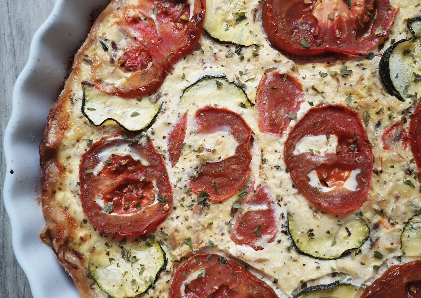 Quiche tomate maquereau 🍅🐟