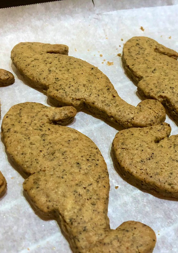 海馬造型伯爵茶餅乾 的食譜成品照片
