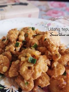 Foto resep Udang Tepung Saus Telur Asin