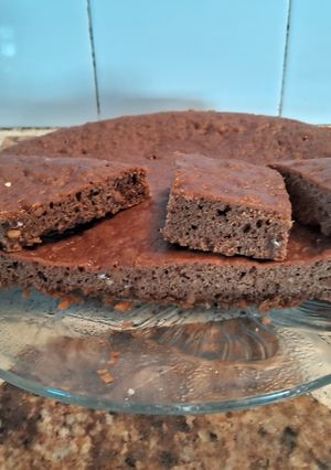 Una foto de Esponjosos de chocolate y naranja🍊🍫