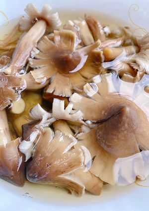 รูปของ เห็ดปลวกต้มเค็ม / Salted Termite Mushroom Soup 🍄/ เห็ดโคนต้มเค็ม 🍄