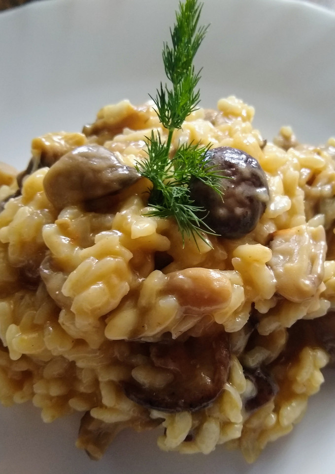 Una foto de Risotto de setas