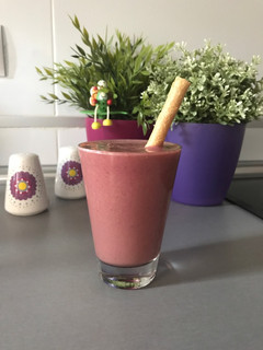 Una foto de Batido de cerezas