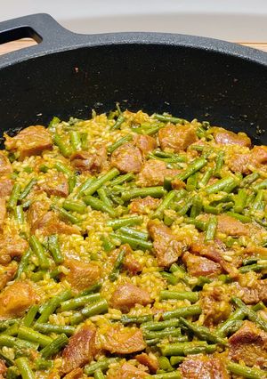 Una foto de Variación integral de paella