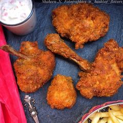 A picture of Crispy kfc chicken.