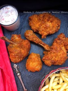 A picture of Crispy kfc chicken.
