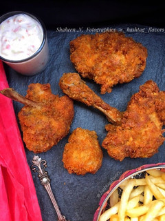 A picture of Crispy kfc chicken.