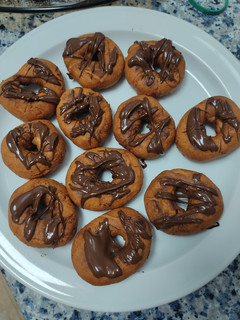 Una foto de Rosquillas de naranja y chocolate negro
