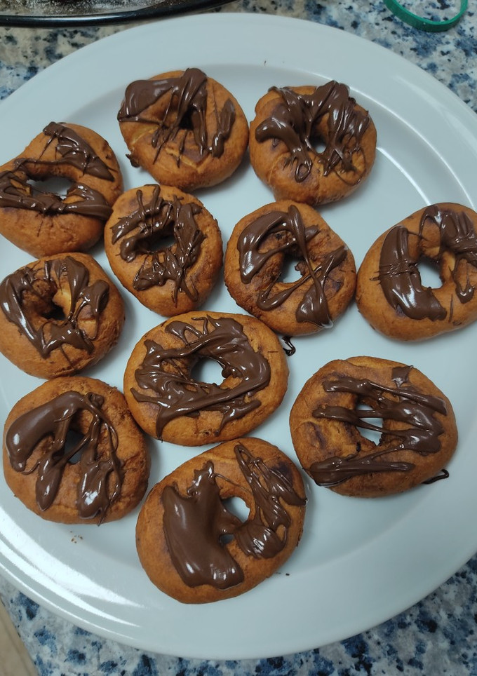 Una foto de Rosquillas de naranja y chocolate negro
