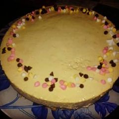 A picture of Mango chesse Cake🎂.