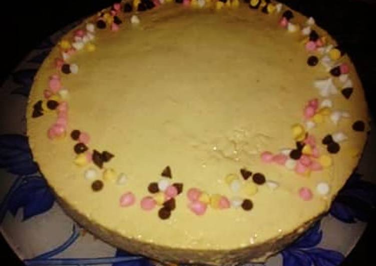 Easy Way to Cook Perfect Mango chesse Cake🎂