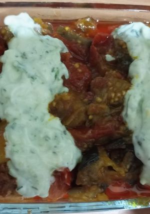 عکسی از دستور خوراک بادمجان ترکیه ای