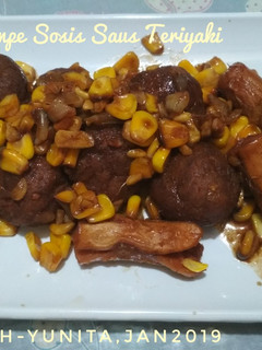 Foto resep Bola-Bola Tempe Sosis teriyaki