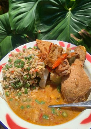 Foto resep Lontong Semur Docang