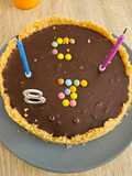 Tarte au chocolat sans cuisson