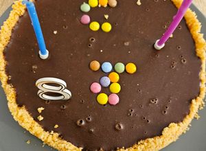Une photo de Tarte au chocolat sans cuisson