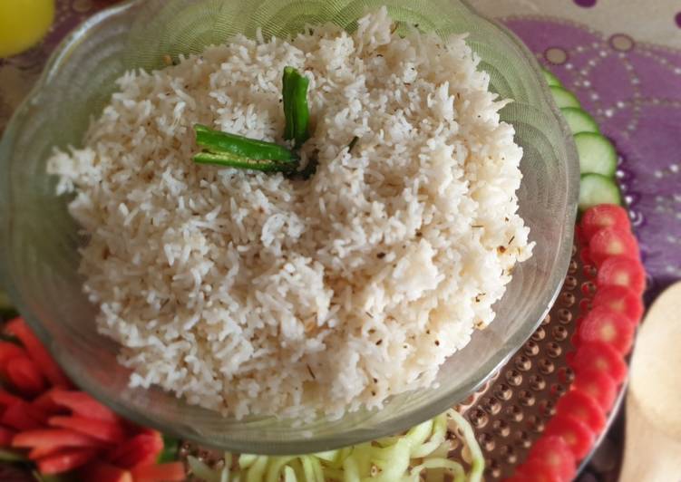 Steps to Prepare Perfect Garlic Herb Rice