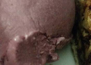 Popular Cuisine Black Raspberry Ice Cream Very Delicious