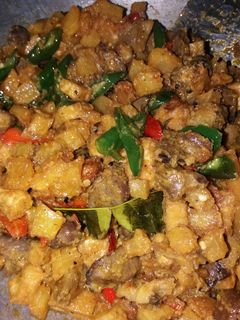 Foto resep Sambel goreng hati, kentang dan tahu