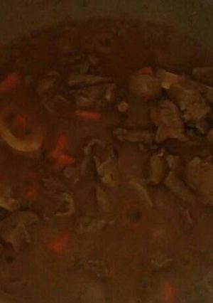 A picture of Beef goulash.