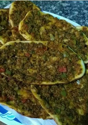 صورة لوصفة اللحم بعجين