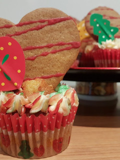 Una foto de Cupcakes con galletas de chocolate!!!